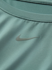 Nike Green One Classic Dri-FIT Short Sleeve Top - Image 4 of 5