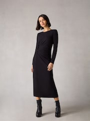 RO&Zo Petite Twist Detail Jersey Dress - Image 1 of 5
