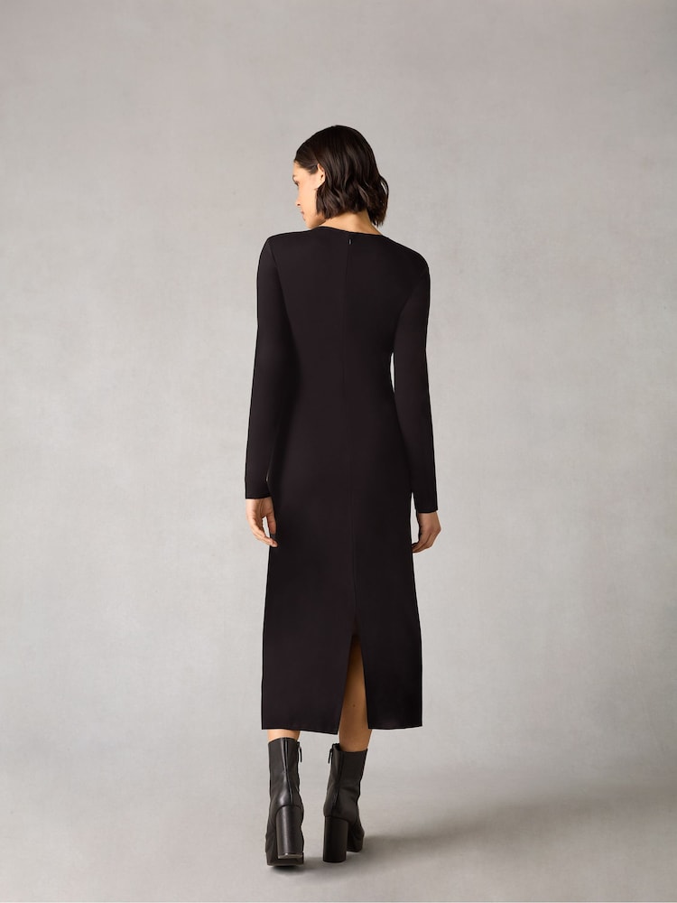 RO&Zo Petite Twist Detail Jersey Dress - Image 2 of 5