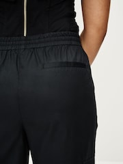 Black Wide Leg Cargo Trousers - Image 4 of 7