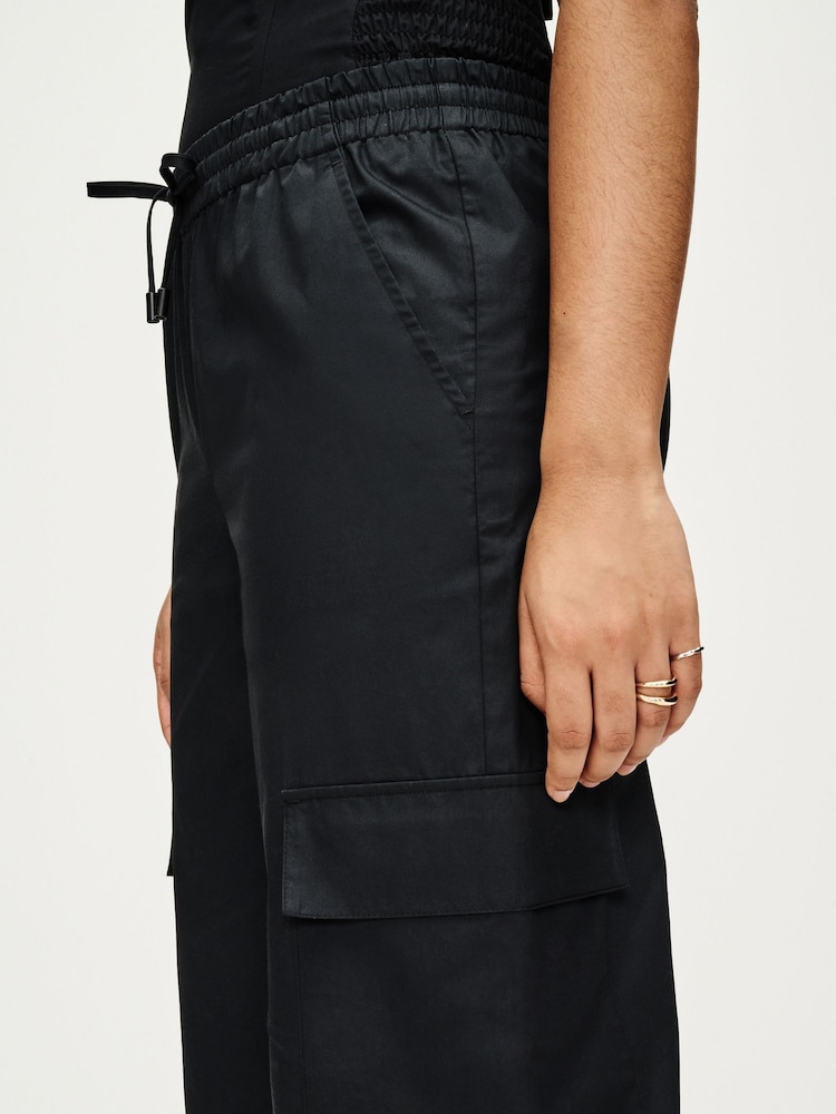 Noir - Pantalon cargo coupe large - Image 5 of 7