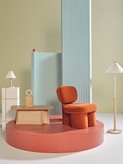 MADE.COM Cinnamon Velvet Thea Accent Chair - Image 3 of 7