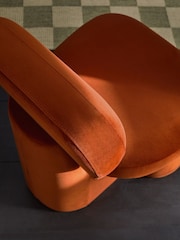 MADE.COM Cinnamon Velvet Thea Accent Chair - Image 6 of 7