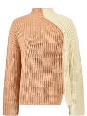 Ro&Zo Cream Two Tone Jumper - Image 7 of 8