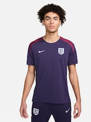 Nike Purple Dri-FIT England Strike Football T-Shirt - Image 1 of 8