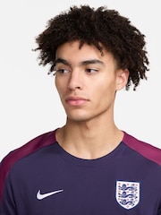 Nike Purple Dri-FIT England Strike Football T-Shirt - Image 3 of 8