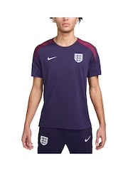 Nike Purple Dri-FIT England Strike Football T-Shirt - Image 6 of 8