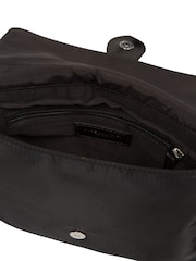 Pure Luxuries London Black 'Alizee' Canvas & Leather Cross-Body Bag - Image 5 of 6