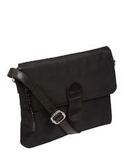 Pure Luxuries London Black 'Alizee' Canvas & Leather Cross-Body Bag - Image 6 of 6