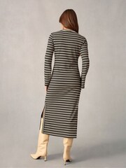 Ro&Zo Rib Flute Sleeve Dress - Image 4 of 5