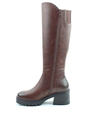 Heavenly Feet Ladies Vegan Friendly Tall Brown Boots - Image 3 of 4