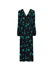 Ro&Zo Cluster Floral Button Front Midi Dress - Image 5 of 6