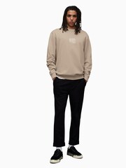 AllSaints Natural Varden Crew Sweat Top - Image 3 of 5