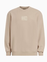 AllSaints Natural Varden Crew Sweat Top - Image 5 of 5