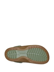 Crocs Green Classic Evo Gum Clogs - Image 4 of 5