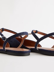 Denim Forever Comfort T Bar Slingback Shoes - Image 6 of 7
