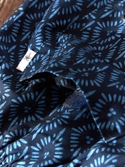 Navy Blue Boho Geo Printed Swim Shorts - Image 6 of 7