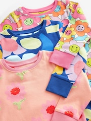 Multi Bright Character Printed Long Sleeve Snuggle Pyjamas 3 Pack (9mths-10yrs) - Image 14 of 15