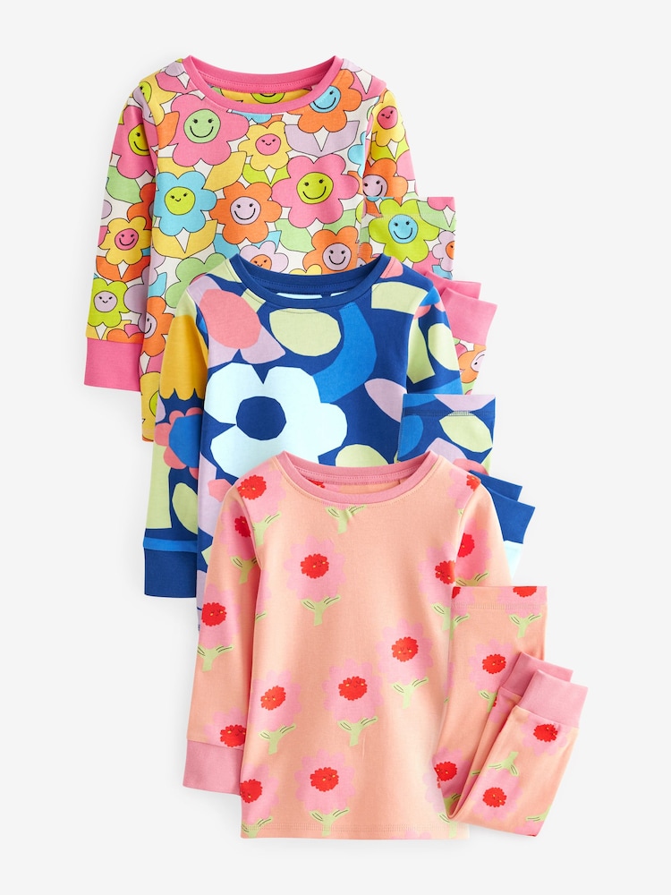 Personnage multicolore brillant - Lot de 3 pyjamas imprimés à manches longues (9mois10ans) - Image 4 of 15