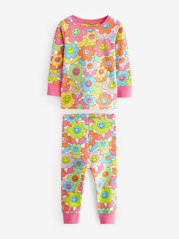 Personnage multicolore brillant - Lot de 3 pyjamas imprimés à manches longues (9mois10ans) - Image 5 of 15