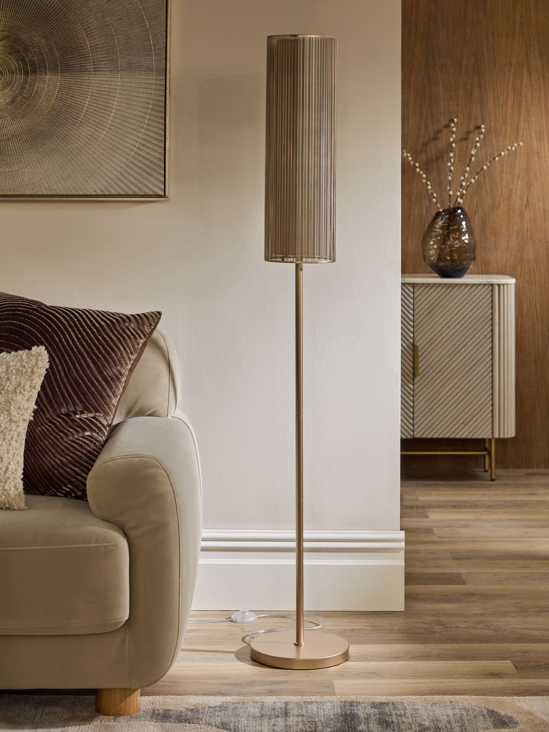 Buy Brass Jada Floor Lamp from the Next UK online shop