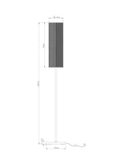 Brass Jada Floor Lamp - Image 4 of 7