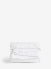White Embossed Heart Bedspread - Image 2 of 3