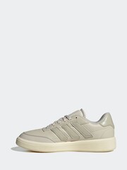 adidas Grey/Ecru adidas Court Block Animal Trainers - Image 2 of 6