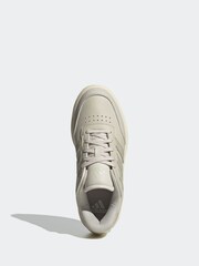 adidas Grey/Ecru adidas Court Block Animal Trainers - Image 4 of 6