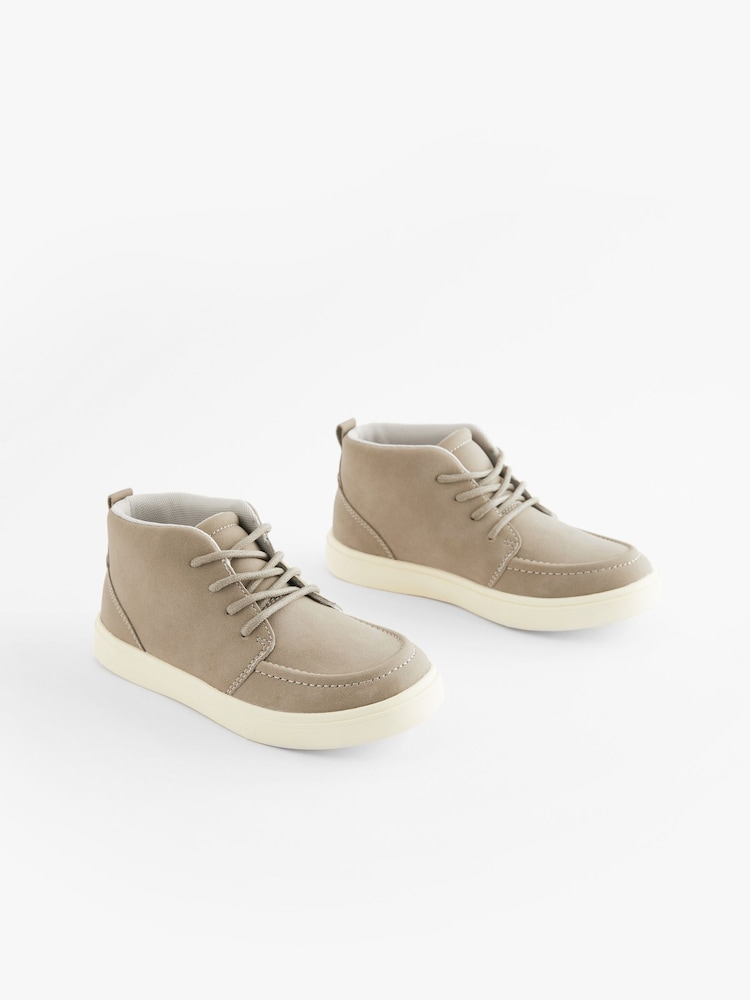 Neutral Standard Fit (F) Smart Lace-Up Boots - Image 1 of 6