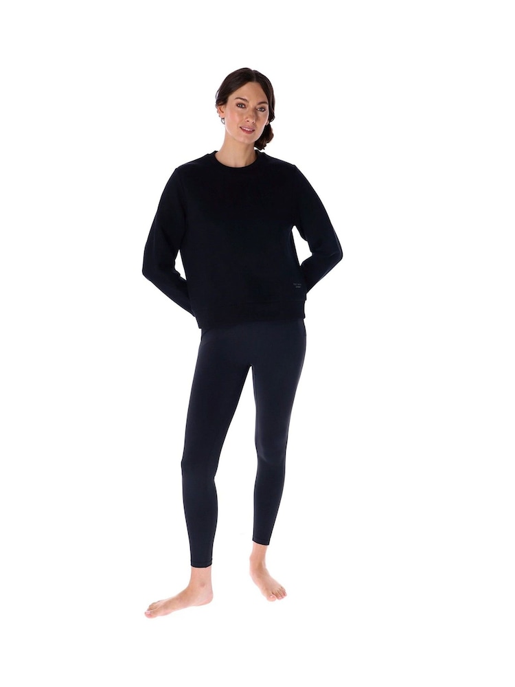 Ted Baker Sport Yoga Bow Detail Crew Neck Sweatshirt - صورة 1 من 3 Ted Baker Sport Yoga Bow Detail Crew Neck Sweatshirt - صورة 1 من 3