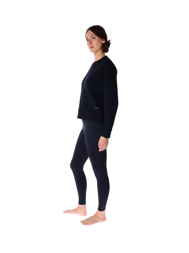 Ted Baker Sport Yoga Bow Detail Crew Neck Sweatshirt - صورة 2 من 3 Ted Baker Sport Yoga Bow Detail Crew Neck Sweatshirt - صورة 2 من 3