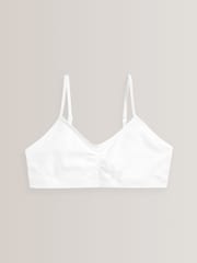 White 2 Pack Seam Free Crop Tops (7-16yrs) - Image 2 of 3