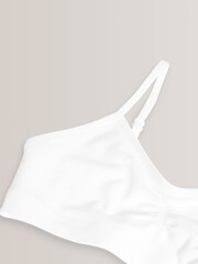 White 2 Pack Seam Free Crop Tops (7-16yrs) - Image 3 of 3