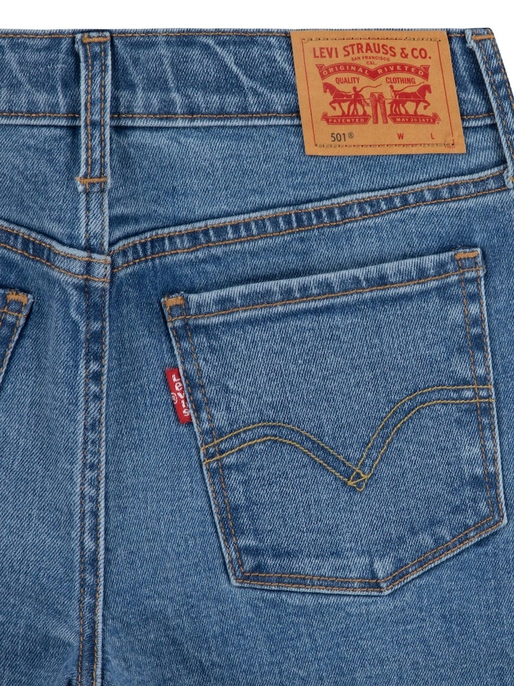 Levi's® Blue Original 501® Denim Jeans - Image 7 of 7