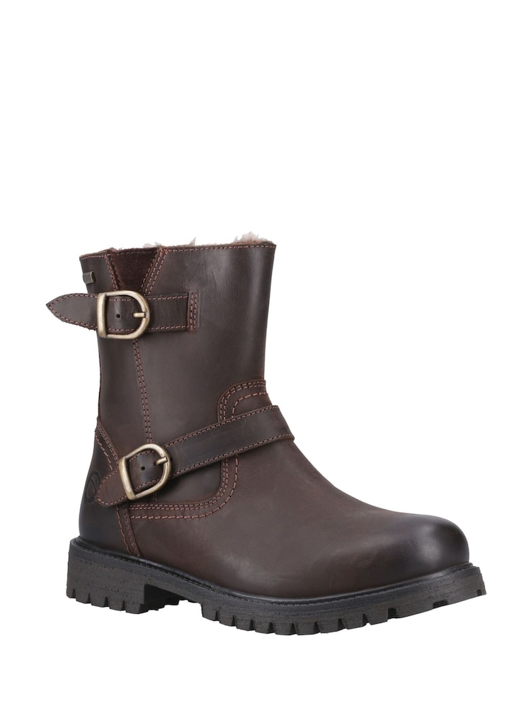 Cotswolds Brown Tetbury Ankle Boots - Image 2 of 4