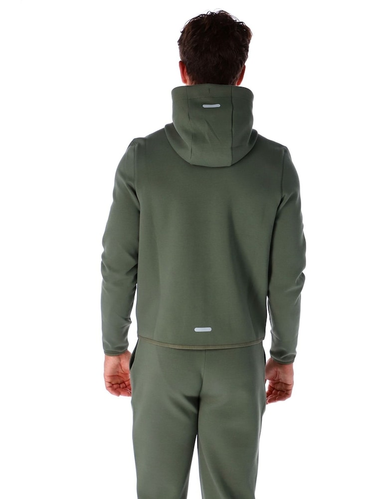 Ted Baker Sport Green Michael Essentials Zip Hoodie - Image 2 of 3 Ted Baker Sport Green Michael Essentials Zip Hoodie - Image 2 of 3