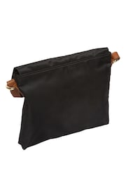 Pure Luxuries London Black/Brown 'Alizee' Canvas & Leather Cross-Body Bag - Image 4 of 6