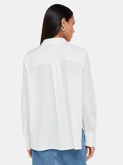 Whistles White Boxy 100% Cotton Shirt - Image 2 of 5
