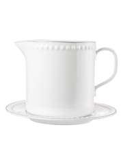 Mary Berry White Signature Gravy Boat And Saucer - Image 3 of 4
