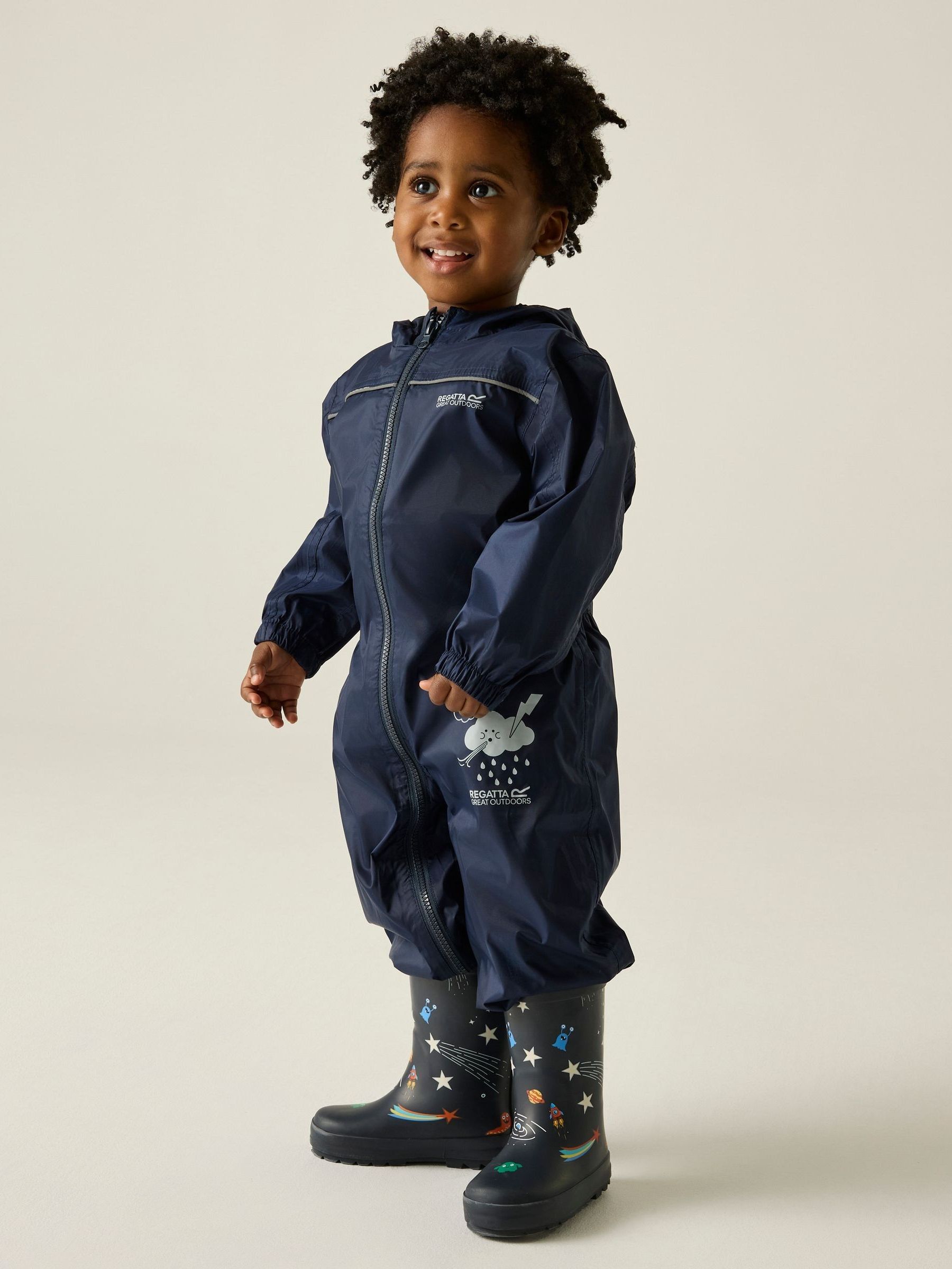 Buy Regatta Navy Blue Waterproof Puddlesuit from Next USA