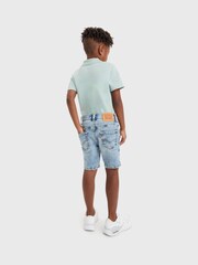 Levi's® Blue Skinny Fit Acid Wash 510 Denim Shorts - Image 2 of 8