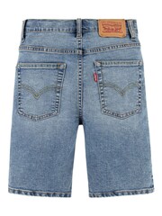Levi's® Blue Skinny Fit Acid Wash 510 Denim Shorts - Image 5 of 8
