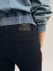 Washed Black Low Skinny Jeans - Image 5 of 7