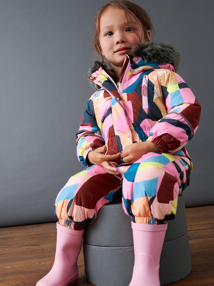 Multi Shapes Waterproof Printed Snowsuit (3mths-7yrs) - Image 2 of 8
