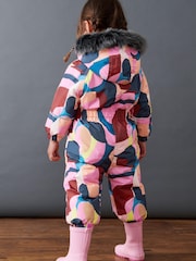 Multi Shapes Waterproof Printed Snowsuit (3mths-7yrs) - Image 3 of 8