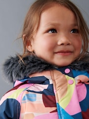 Multi Shapes Waterproof Printed Snowsuit (3mths-7yrs) - Image 4 of 8