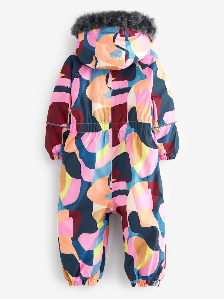 Multi Shapes Waterproof Printed Snowsuit (3mths-7yrs) - Image 8 of 8