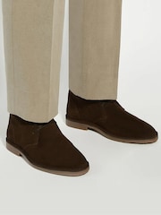 Marrón - Botines Chelsea Cashed de Dune London - Imagen 1 de 6