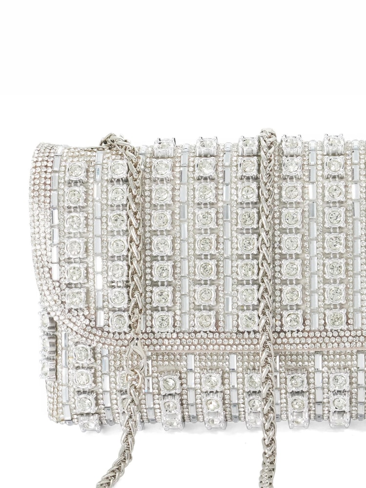 Dune London Metallic Elabourate Clutch Bag - Image 5 of 5 Dune London Metallic Elabourate Clutch Bag - Image 5 of 5